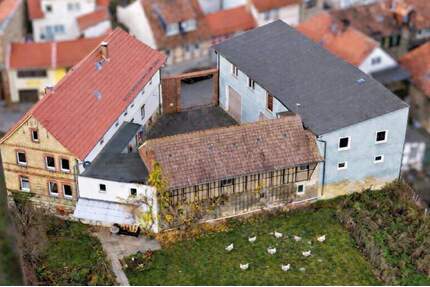 Dreiseitenhof mit 2-Generationen-Haus-XXL Halle+Hof +Garten-nach Reservierung jetzt wieder verfügbar - Thale Westerhausen