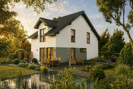 Traumhafte Neubau-Doppelhaushälfte in begehrter Ortsrandlage von Göppingen-Holzheim – Modernes FingerHaus mit herrlicher Aussicht