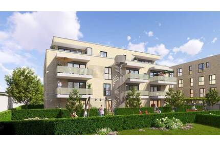 Moderne 4-Zimmer Neubauwohnung im 1. OG in City-Lage von Monheim