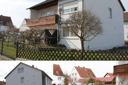 Solides Zweifamilienwohnhaus in gepflegtem Zustand in Wilburgstetten