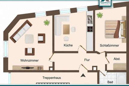 Wohnung zum Kaufen in Melle 159.000,00 € 63.54 m²