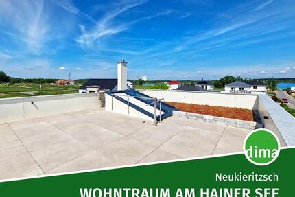 ERSTBEZUG mit Seeblick, Einbauküche, privater Dachterrasse, Tageslichtbad, Garage, PV-Anlage usw. - Neukieritzsch