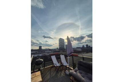 Wohnung mit Penthouse-Flair - 2er WG in Friedrichshain mit Dachte - Berlin Friedrichshain-Kreuzberg