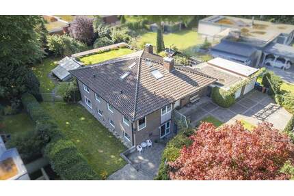 Achitektenhaus mit Einliegerwohnung, Garage und Schwimmbad in top Wohnlage in Ems- und Waldnähe! - Meppen Esterfeld