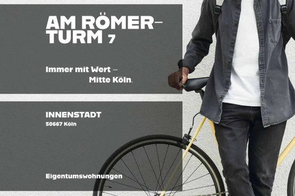 City-Lage pur! Möbelierte 2-Zimmer-Wohnung in der Kölner Innenstadt! Am Römerturm 7, !WE2