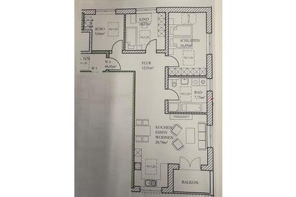 Moderne helle 4 Zimmer Wohnung in 84066 Pfaffenberg - Neufahrn in Niederbayern