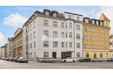 Vielseitige Erdgeschossimmobilie mit Balkon und zwei Zugängen in gefragter Lage von Leipzig