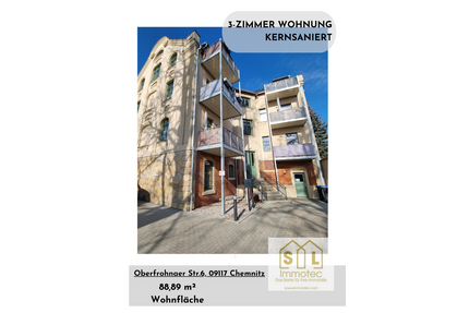 Wohnung zum Mieten in Chemnitz, Siegmar 699,00 € 88.91 m²