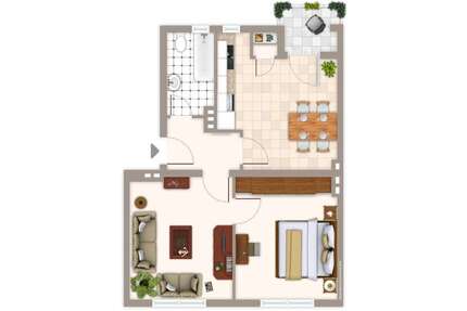 Wohnung zum Mieten in Mönchengladbach 499,00 € 50.87 m²