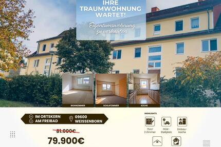 3-Raum-Eigentumswohnung in zentraler Lage in Weißenborn - Oberschöna