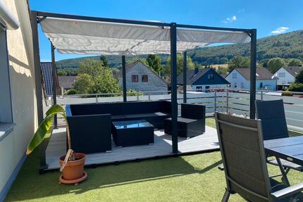 Ferienwohnung mit 60qm großer Dachterasse - Reinhardshagen