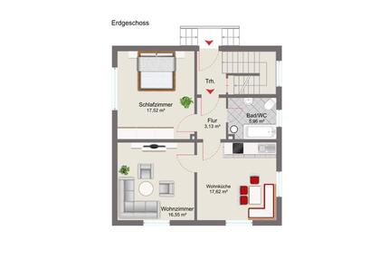 Einfamilienhaus in Wald - 1.500,00&nbsp;EUR Kaltmiete, ca.&nbsp; 112,00&nbsp;m&sup2; in Wald (PLZ: 93192)