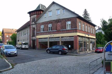 Sonneberg Eck-Haus um 1900 mit Anbau ca 1950 Grundst.1200 m2