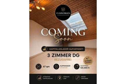 Wohnung zum Kaufen in Kuppenheim 125.000,00 € 67 m²