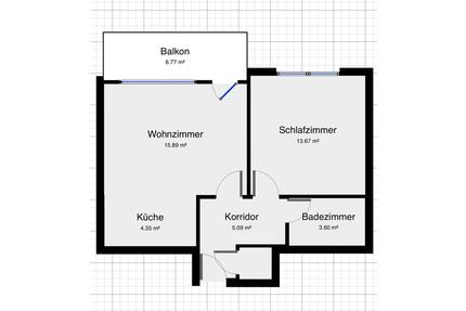 Helle Wohnung mit Balkon 50 qm zu Vermieten - Datteln