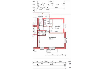2 Zimmer Wohnung in Ziegenhain - 600,00&nbsp;EUR Kaltmiete, ca.&nbsp; 56,00&nbsp;m&sup2; in Schwalmstadt (PLZ: 34613)