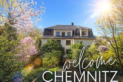 ++ stilvolles, leerstehendes Mehrfamilienhaus mit Entwicklungspotenzial, ca. 3.120 m² Grundstück ++ - Chemnitz Harthau