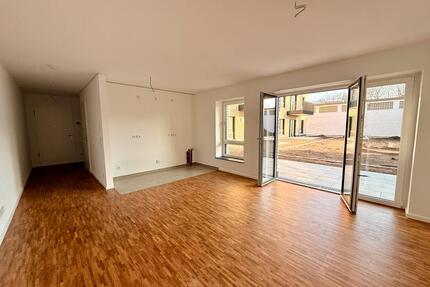 Ab sofort: Neubau Wohnung Münster Mitte mit Garten + Terrasse
