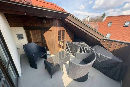 Einzigartige und möblierte Wohnung mit Sauna und Dachterrasse im Herzen Friedbergs