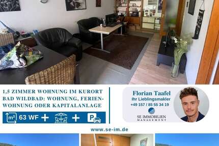 Wohnung zum Kaufen in Bad Wildbad 95.000,00 € 45 m²