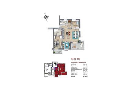 Hochwertige 3 Zimmer Wohnung, Haag, Neubau inkl. Einbauküche - Haag in Oberbayern