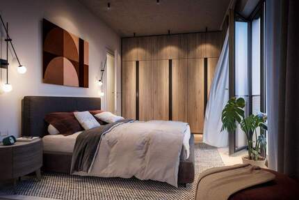 Modern, kompakt, zentral: Phantastische 2-Zimmer-Neubauwohnung im Stadtzentrum von Germering