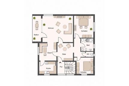 Großzügige 3-Zimmer-Wohnung mit Balkon auf 115 m² zu vermieten - Dürrholz