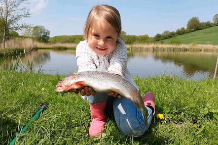 Ferienwohnung mit Angelteich Forellen Ostsee Last Minute Angeln - Oldenburg Ziegelhof