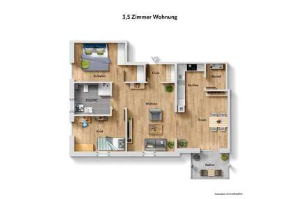 Wohnung zum Kaufen in Bad Dürrheim 236.000,00 € 73 m²