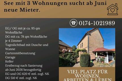 Freie Wohnungen in Wansleben am See - Seegebiet Mansfelder Land