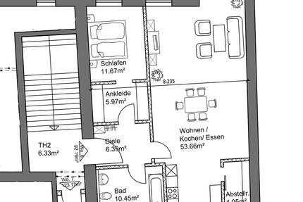 2 Zimmer Wohnung - 644,00&nbsp;EUR Kaltmiete, ca.&nbsp; 92,00&nbsp;m&sup2; in Osterhofen (PLZ: 94486)