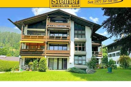3-4-Zimmer-Balkon-Wohnung, ca. 100 m², 1. Stock, EBK, Ess-Ecke, Keller, TG-Platz - Garmisch-Partenkirchen