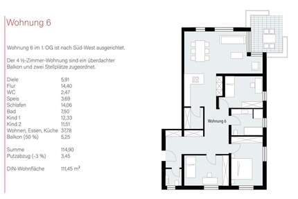 Wohnung zum Kaufen in Böbingen 448.000,00 € 111.45 m²