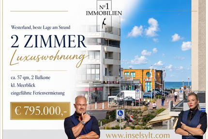 Wohnung zum Kaufen in Sylt OT Westerland 795.000,00 € 57 m² - Sylt / OT Westerland