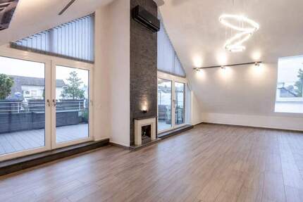 AIGNER - Moderne, sonnige 3-Zimmer-Dachterrassenwohnung mit barrierefreiem Zugang und zwei Bädern - Olching Neu-Esting