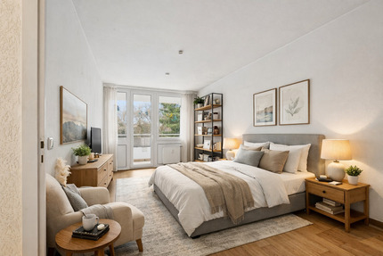 Lichtdurchflutete 3-Zimmer-Wohnung mit viel Potential in ruhiger Lage - Unterhaching