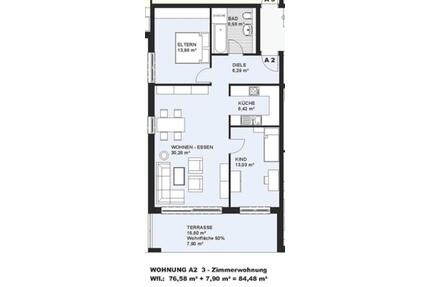 Neubau-Erstbezug: 3-Zimmer-Erdgeschosswohnung mit Terrasse - Lörrach Brombach