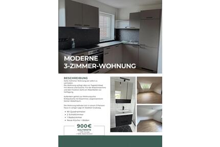 Renovierte 3-Zimmer Dachgeschosswohnung in PassauGrubweg