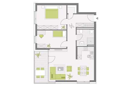 Wohnung zum Kaufen in Weinstadt-Endersbach 513.700,00 € 78.06 m²