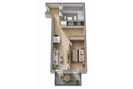 Wohnung zum Kaufen in Scheyern 324.900,00 € 55.29 m²