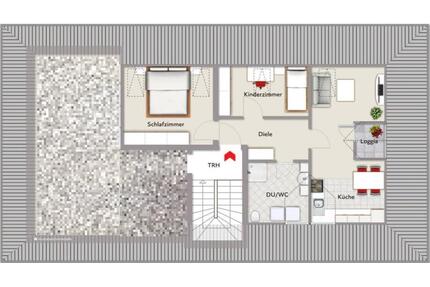 Erstbezug! Moderne 3-Zi. DG-Wohnung (84m²) am Drahthammer Schlößl - Amberg