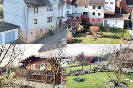 1- 2 Familienhaus mit Garage, in gepflegten & technisch guten Zustand zum bezahlbaren Preis! - Zierenberg Burghasungen