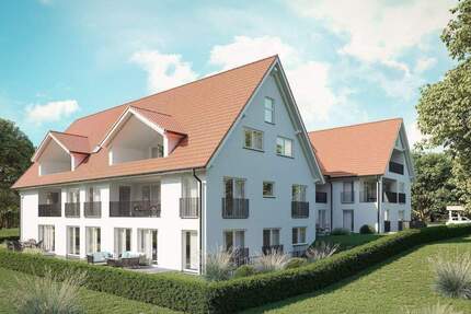 Neubauwohnung mit Privatgarten in Wittnau, 15 Min. von Freiburg-Zentrum