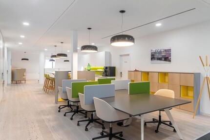 Coworking-Bereich in REGUS Erfurt Hauptbahnhof