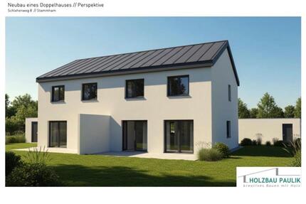 Doppelhaushälfte in Stammham, Neuplanung