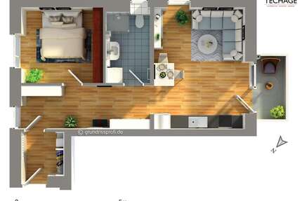 Wohnung zum Mieten in Kiel 950,00 € 55.38 m²