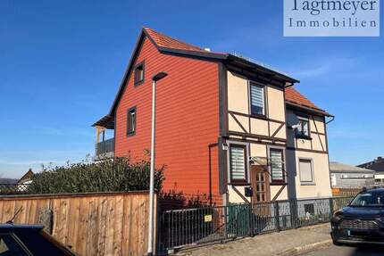 Charmantes Fachwerkhaus (2 Wohneinheiten) mit Gartenidylle und Dachterrasse - Ilsenburg