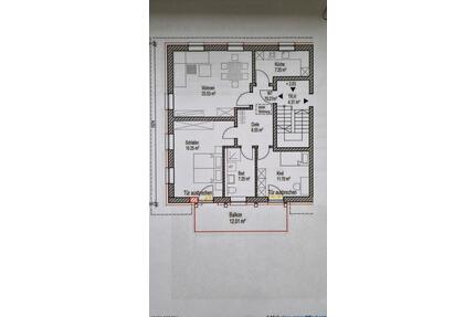 Mietwohnung in Töging - 1.120,00&nbsp;EUR Kaltmiete, ca.&nbsp; 84,00&nbsp;m&sup2; in Mühldorf am Inn (PLZ: 84453)