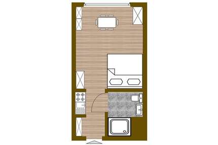 Wohnung zum Kaufen in Aachen 98.900,00 € 25 m²