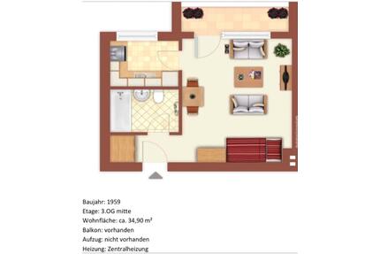 Bezugsfreie 1. Z. Wohnung, hell, zentral, Balkon, saniert Spandau - Berlin